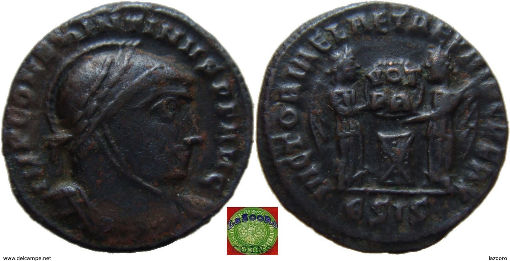 Roman Empire - BI Centenionalis (Follis) Of Constantine The Great (306 - 337 AD) VICTORIAE LAETAE PRINC PERP, R1 - L'Empire Chrétien (307 à 363)