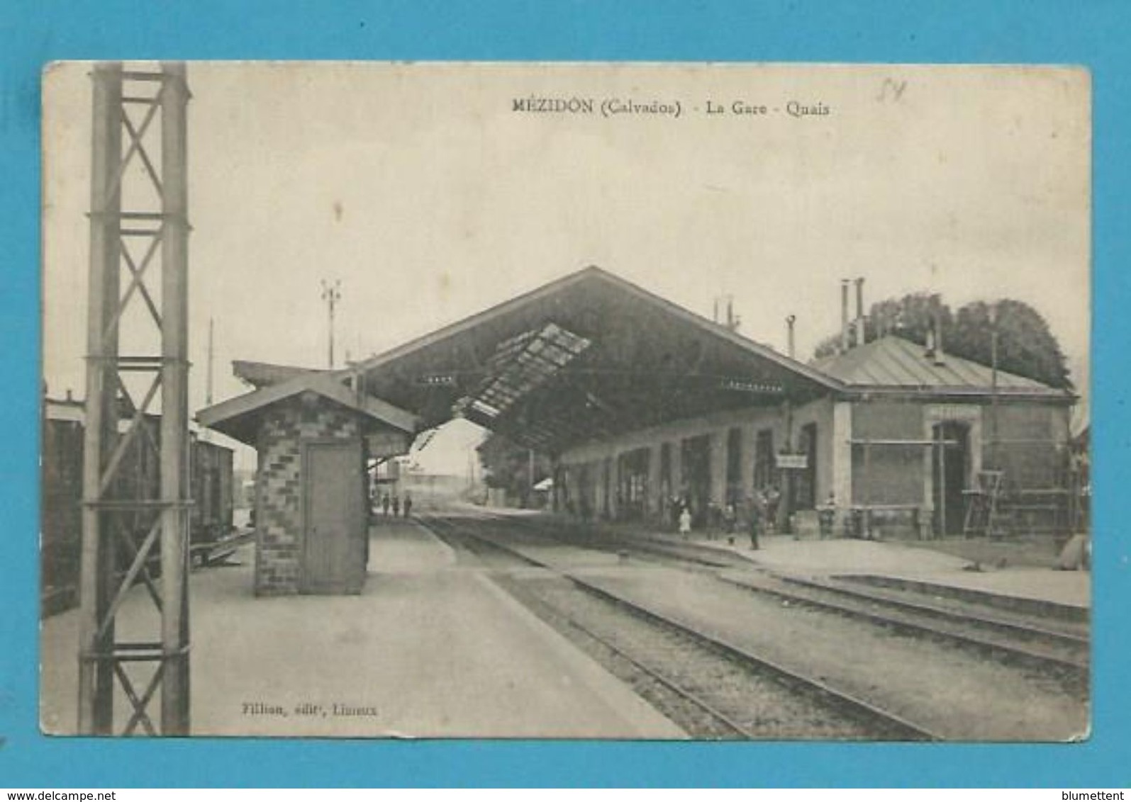 CPA - Chemin De Fer La Gare MAZIDON 14 - Other & Unclassified