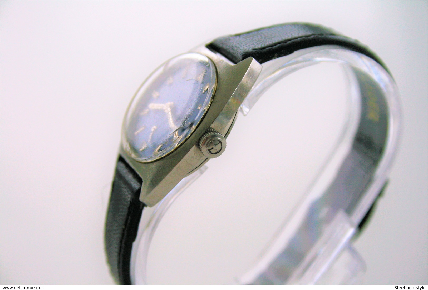 Watches : ZENITH LADIES RARE BLUE DIAL HAND WIND - Original - 1960-70's- Swiss Made - Excelent Condition - Altri & Non Classificati