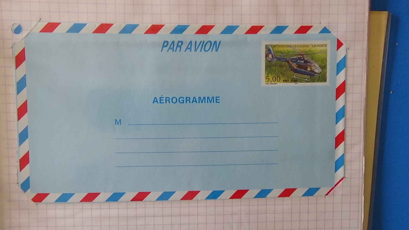 Collection d'aérogrammes neufs et oblitérés de France + cartes pneumatiques et des taxes en feuille A saisir !!!