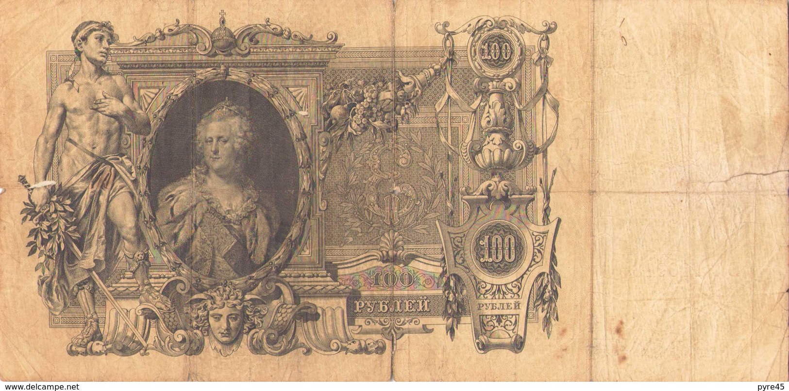 Russie Billet De 100 Roubles , 1910 - Russie