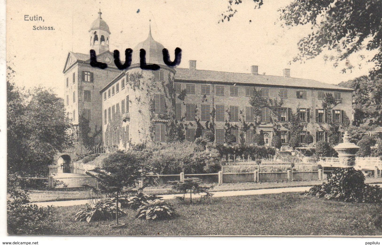 ALLEMAGNE : Eutin Schloss : édit. W Struve S Buchhaudlung N° 212 - Eutin