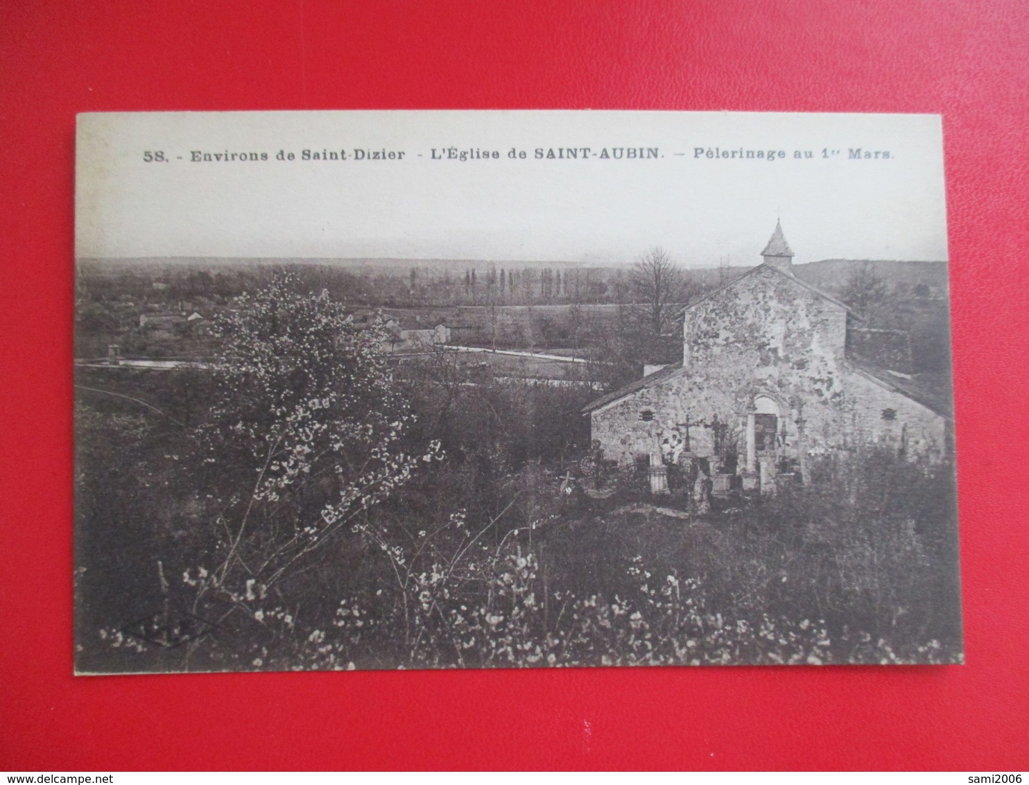 CPA 52 EGLISE DE SAINT AUBIN PELERINAGE AU 1 ER MARS - Autres & Non Classés