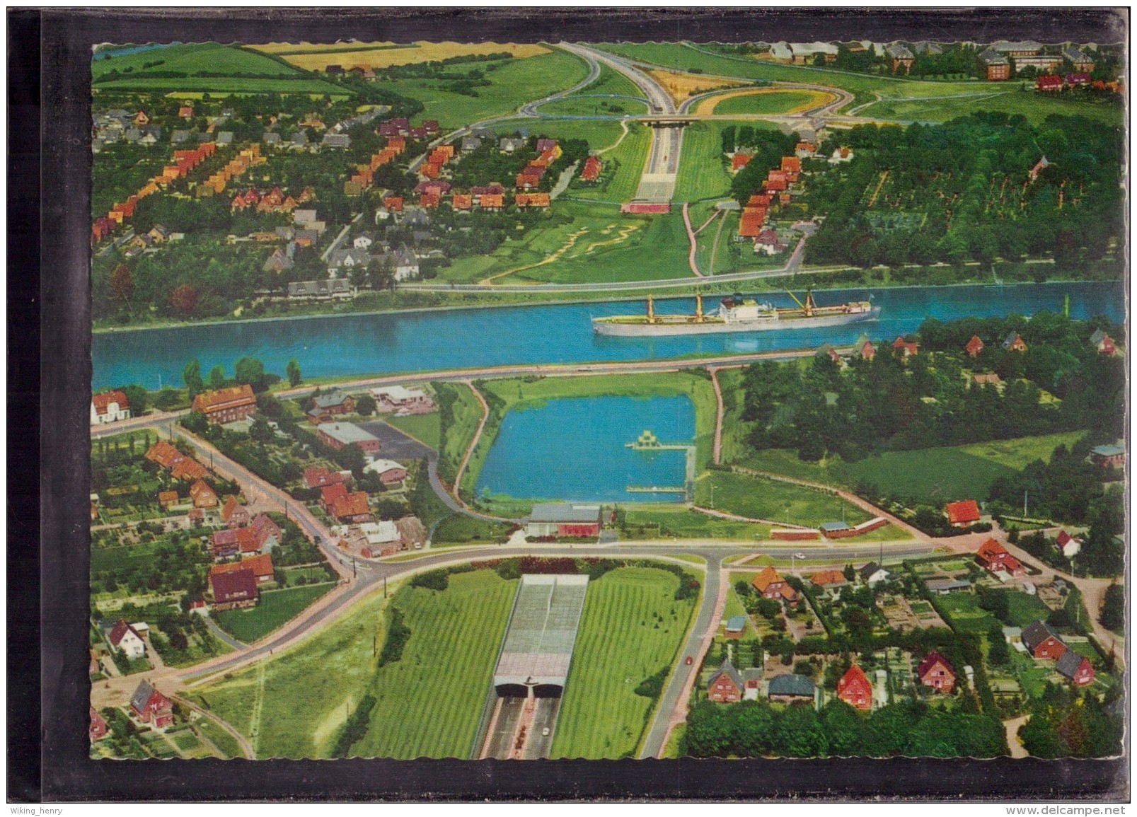 Rendsburg - Luftbild Vom Straßentunnel Unter Dem Nord Ostsee Kanal 1 - Rendsburg
