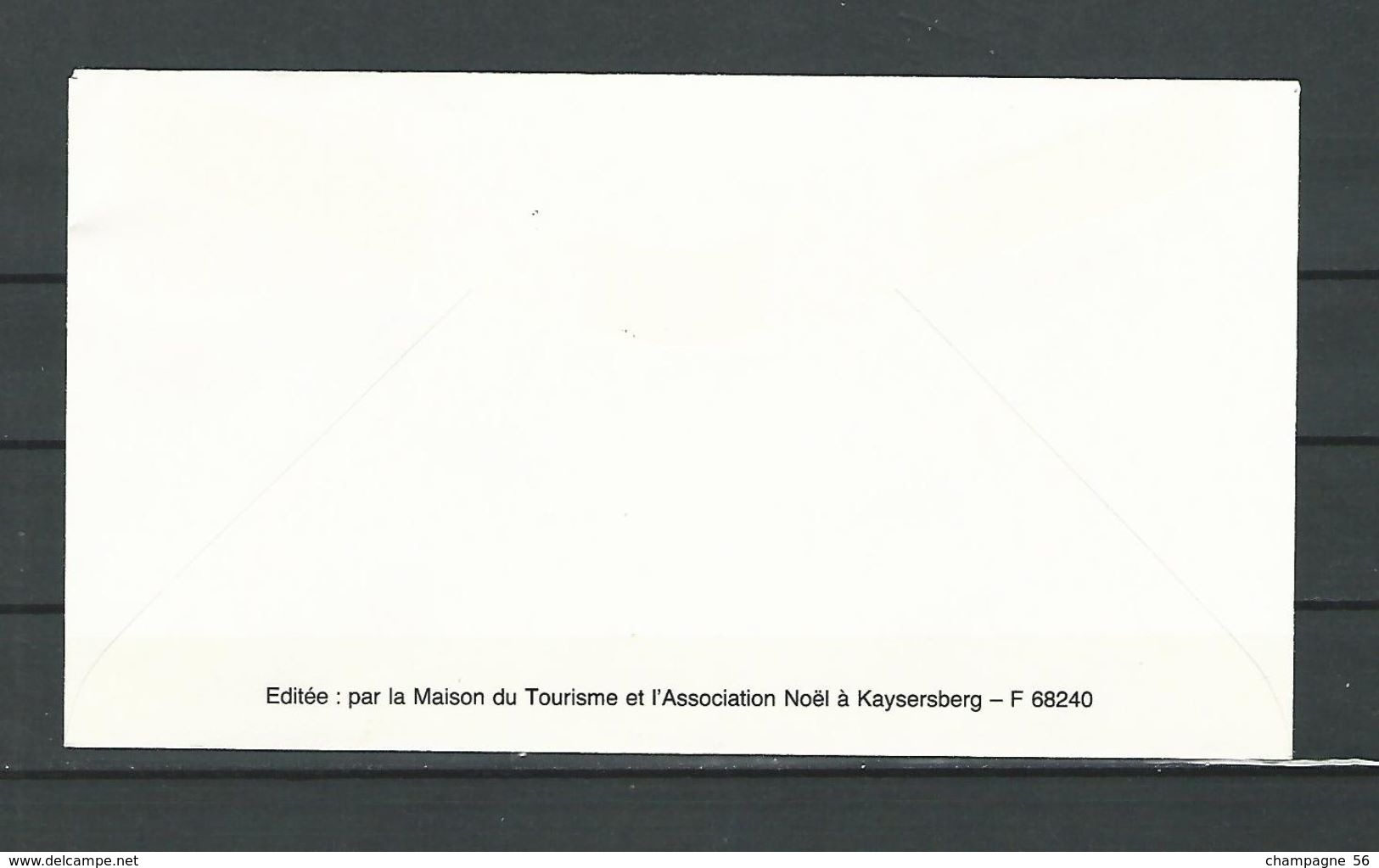 VARIÉTÉS FRANCE ALSACE Noël à KAYSERSBERG 6 enveloppe 1991 /1992 /1993  /1994 /1995 /1996 /  noël oblitérés