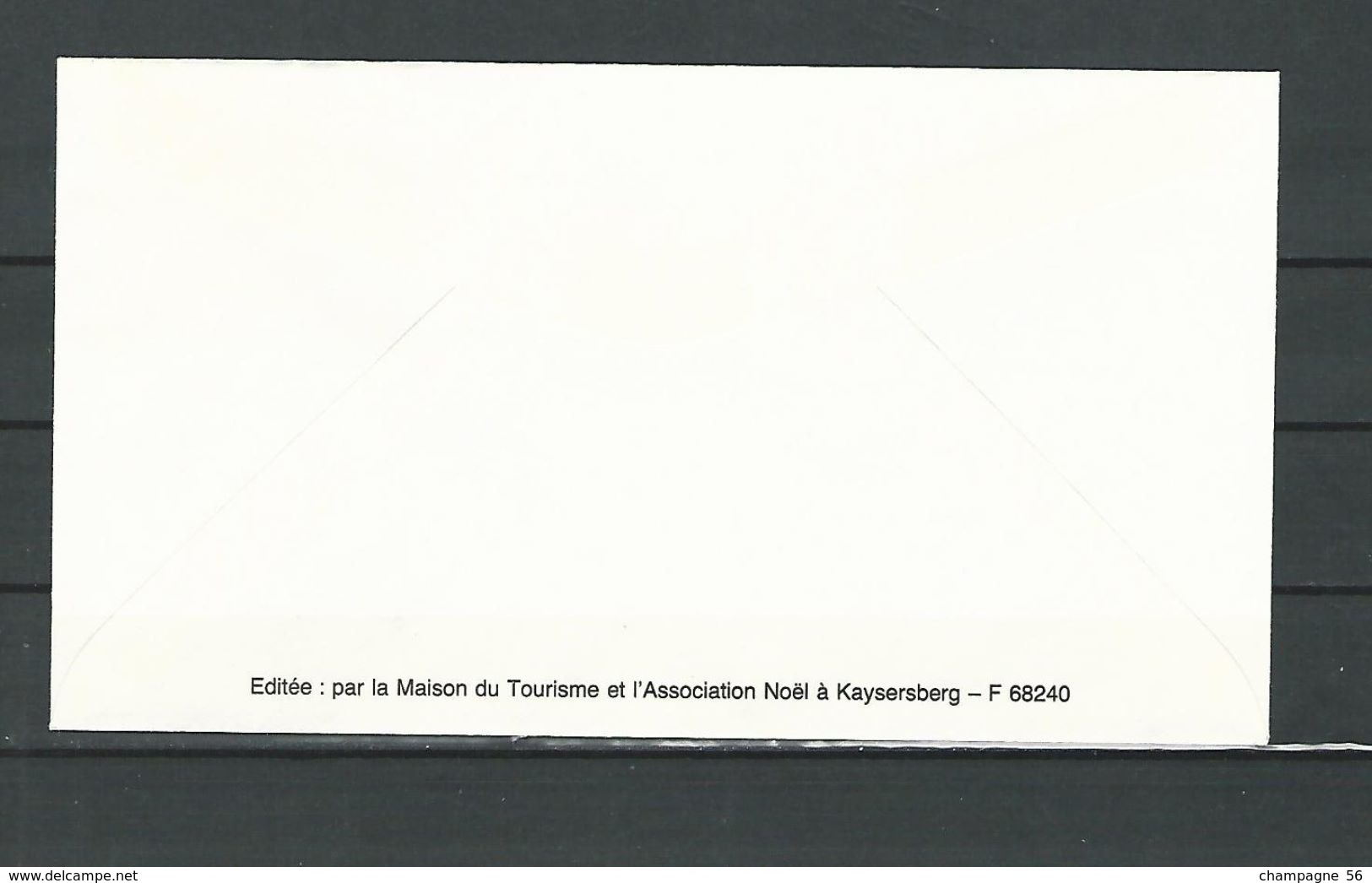 VARIÉTÉS FRANCE ALSACE Noël à KAYSERSBERG 6 enveloppe 1991 /1992 /1993  /1994 /1995 /1996 /  noël oblitérés