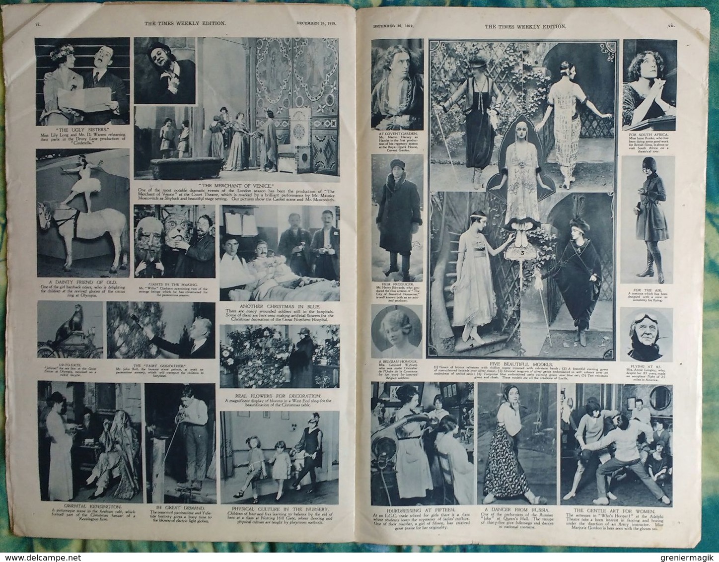 Newspaper London 26/12/1919 The Times Weekly Edition Illustrated Section - The Prince In The City - Lord French - Sport - Autres & Non Classés