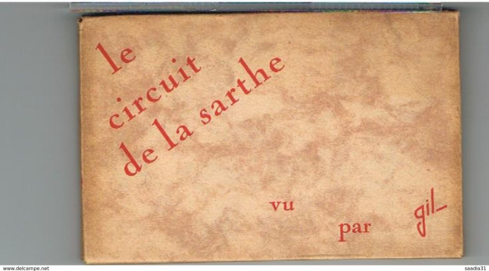 72  POCHE  DE 24 CARTES CPA     LE  CIRCUIT  DE LA  SARTHE    SUPER  ETAT   1N951 - Autres & Non Classés