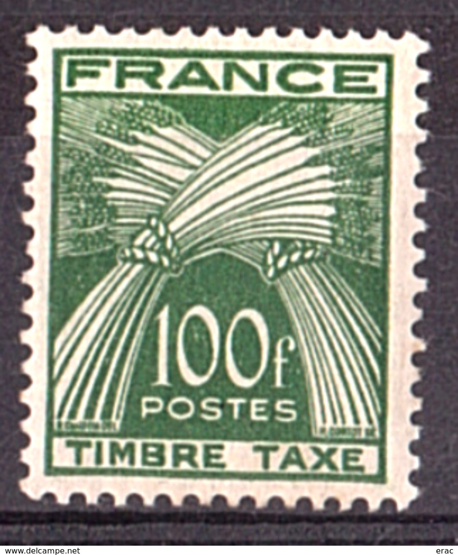 1946/55 - Timbre-Taxe N° 89 - Neuf * - Cote 50 - 1859-1959 Neufs