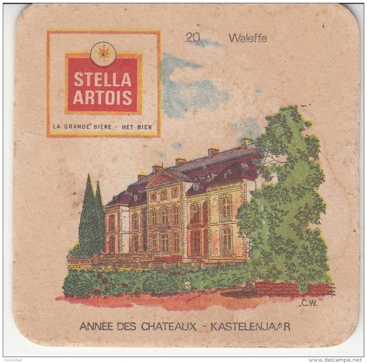 Stella Artois - Année Des Châteaux - 20 - Waleffe - Sous-bocks