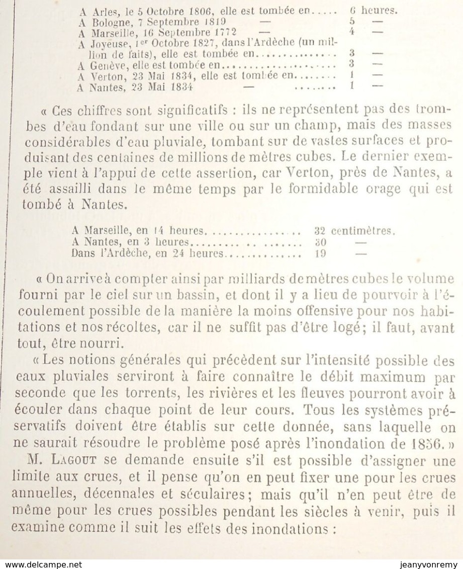 Plan de type de Bâtiment de voyageurs pour station de 1ère classe du Chemin de Fer d'Ancône à Bologne. 1861