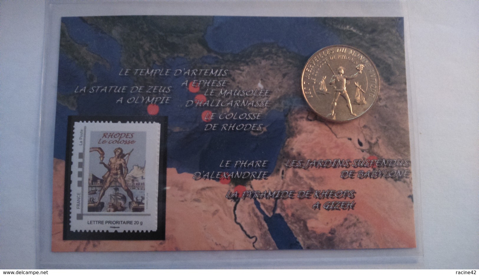 13 AUBAGNE Encart Rhodes Le Colosse, 2015, Monnaie De Paris......n°21/120 ...... - 2015