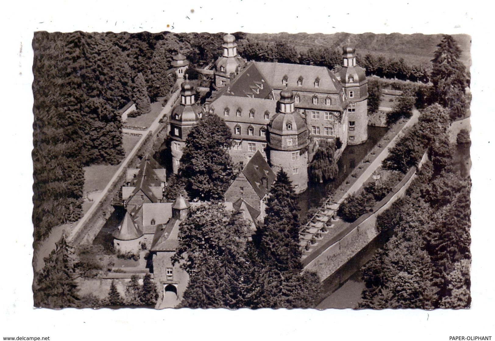 5242 KIRCHEN - FRIESENHAGEN, Schloß Crottorf, Luftaufnahme - Kirchen