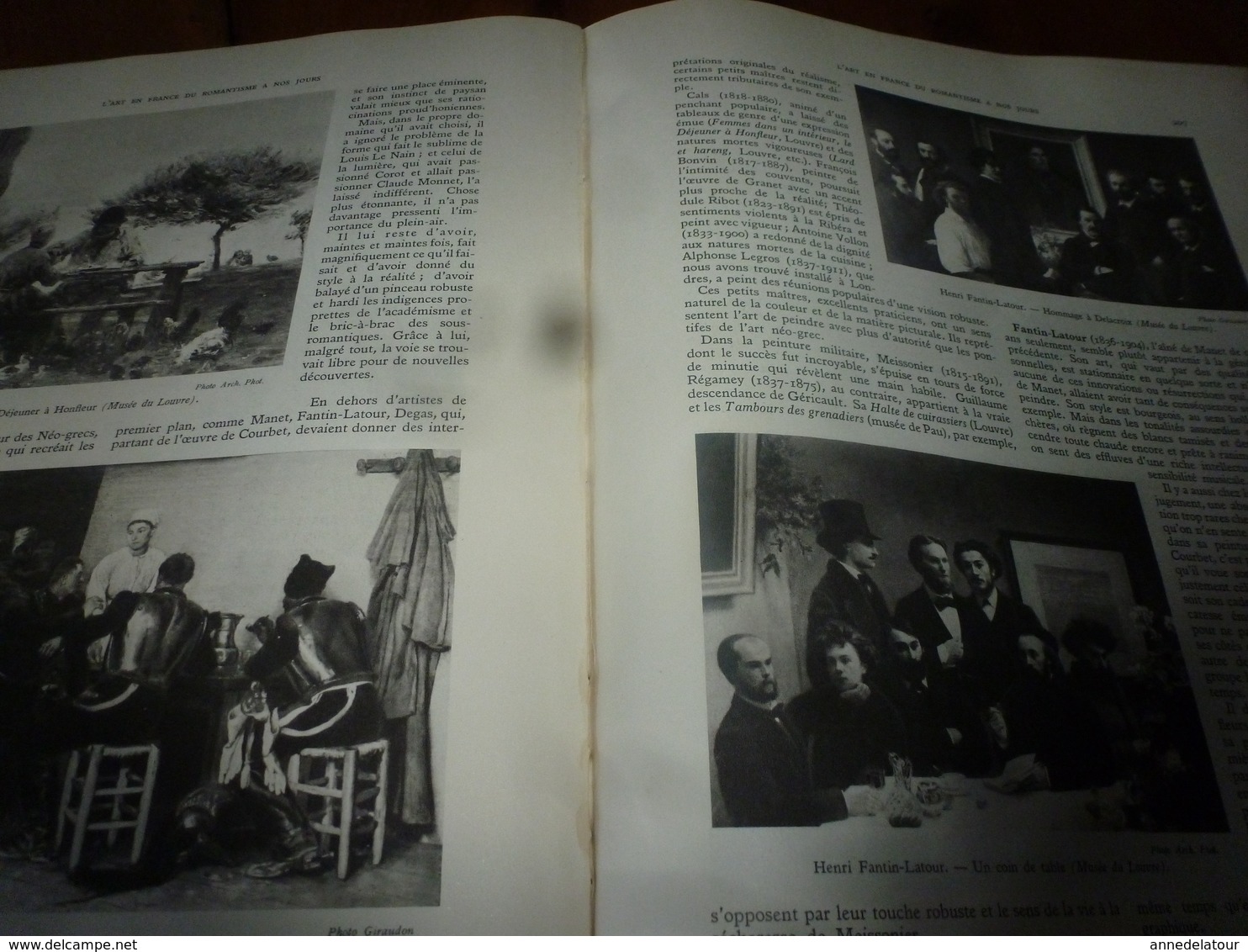 1938 IMPORTANT livre sur L'HISTOIRE de L'ART en Europe au 18ème siècle , tome 4 - nombreuses photos par Giraudon,etc