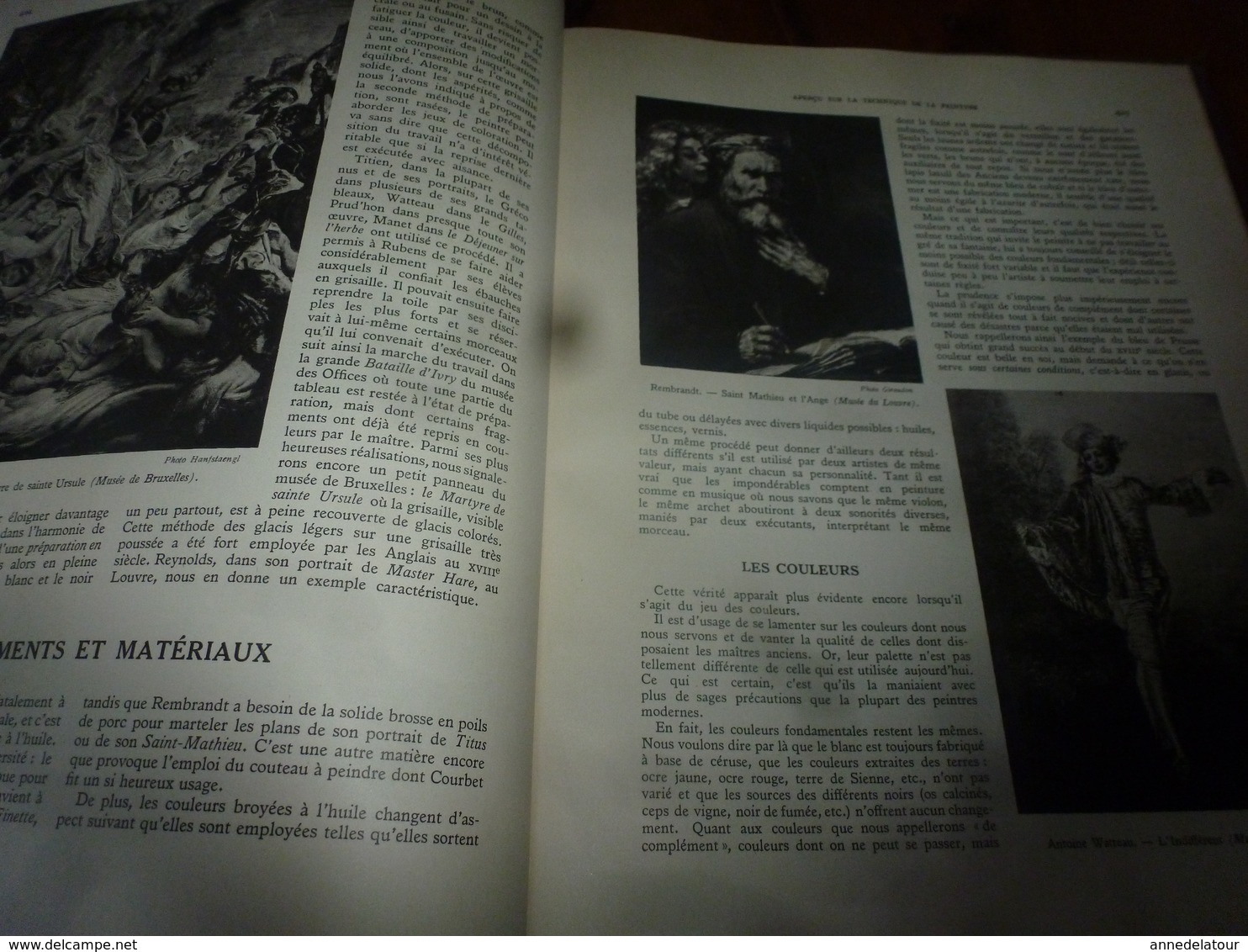 1938 IMPORTANT livre sur L'HISTOIRE de L'ART en Europe au 18ème siècle , tome 4 - nombreuses photos par Giraudon,etc