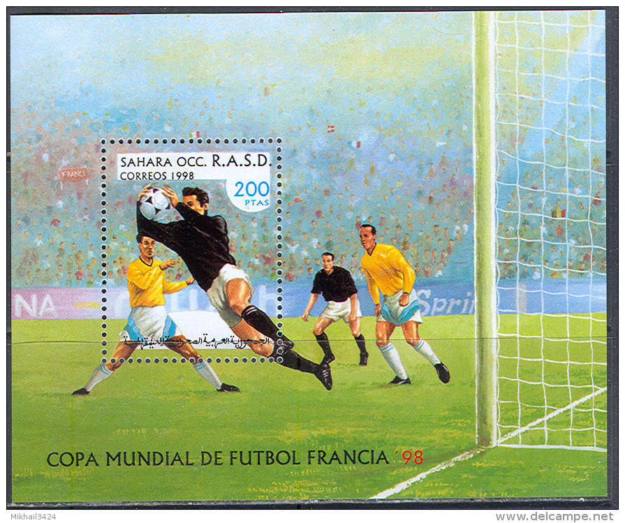 1346 Football Soccer WM Cup FIFA 1998 Sport Shr S/s MNH ** - 1998 – France