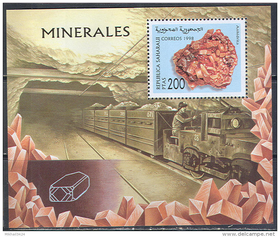 1386 Geology Minerals 1998 Shr S/s MNH ** - Mineralen