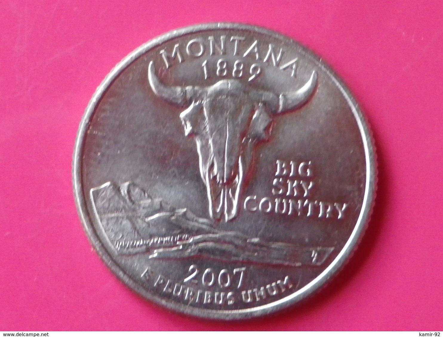 Quarter Du Montana   2007 D    Nickel TTB - 1999-2009: State Quarters