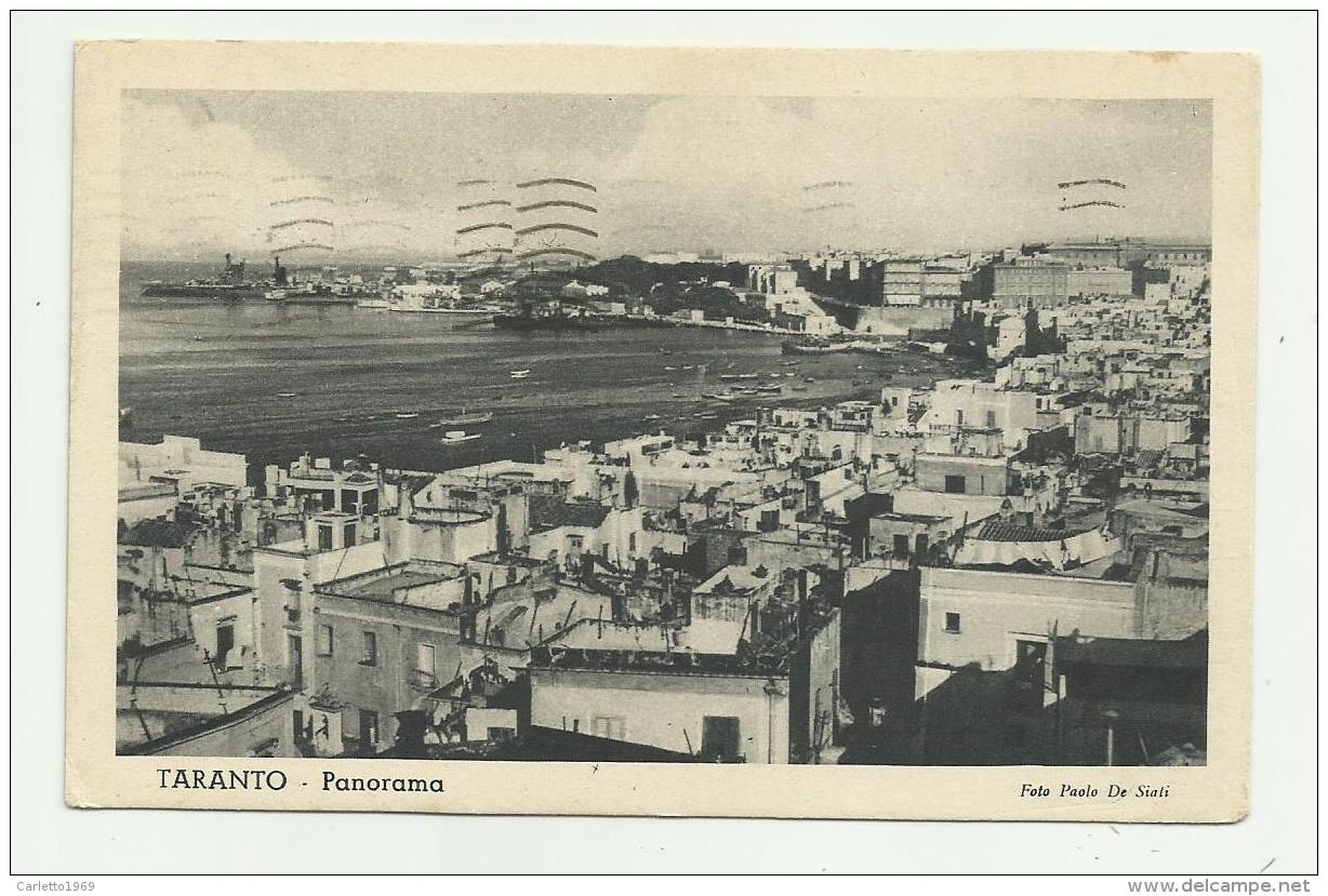 TARANTO - PANORAMA 1938- VIAGGIATA FP - Taranto