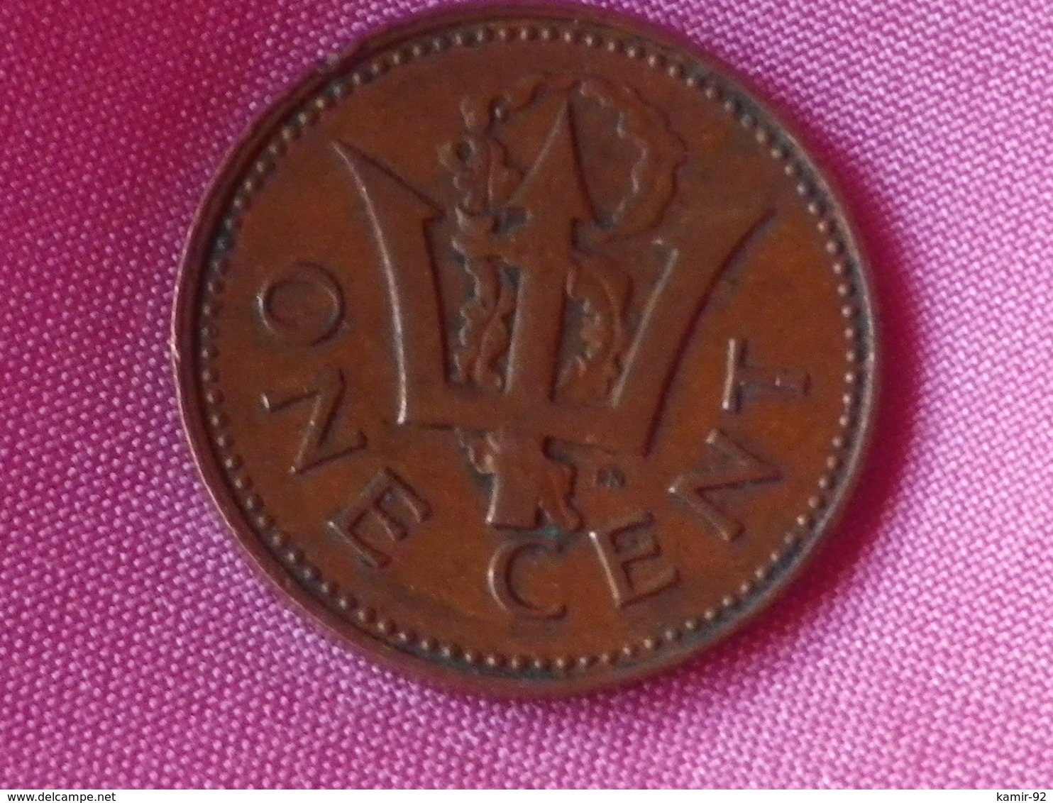 Barbades 1 Cent 1973  FM   Km#10       Bronze  TTB - Barbados (Barbuda)