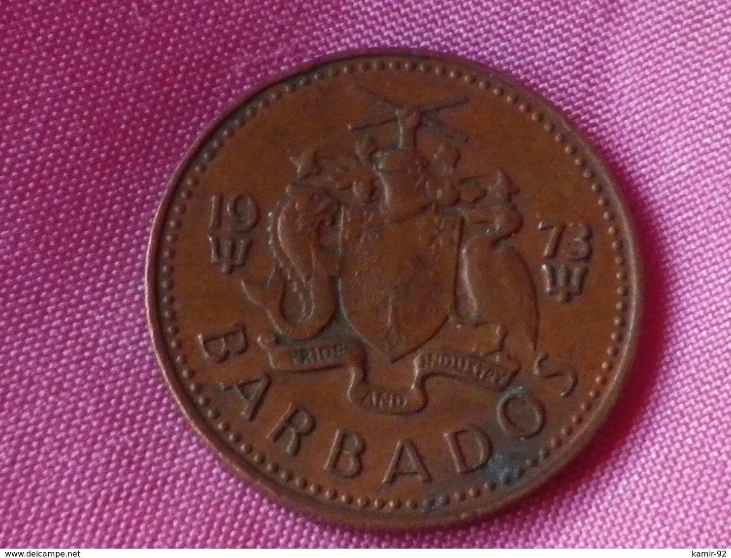 Barbades 1 Cent 1973  FM   Km#10       Bronze  TTB - Barbades