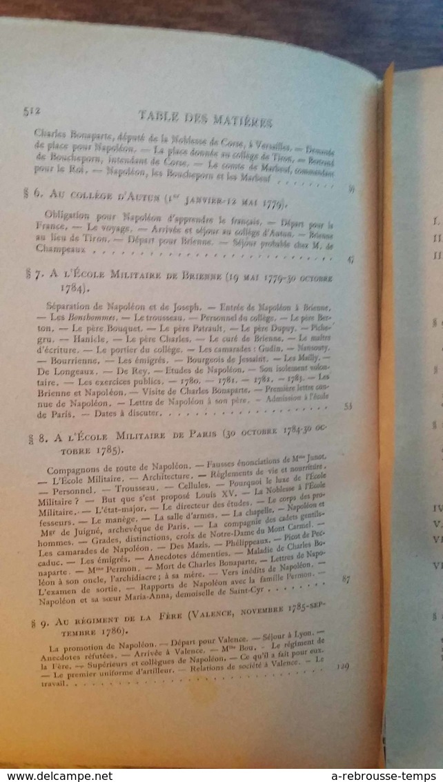 édition  Ollendorff 1895-Napoléon inconnu-papiers inédits 1786-1793 par Frédéric Masson Tome 1-4e édition