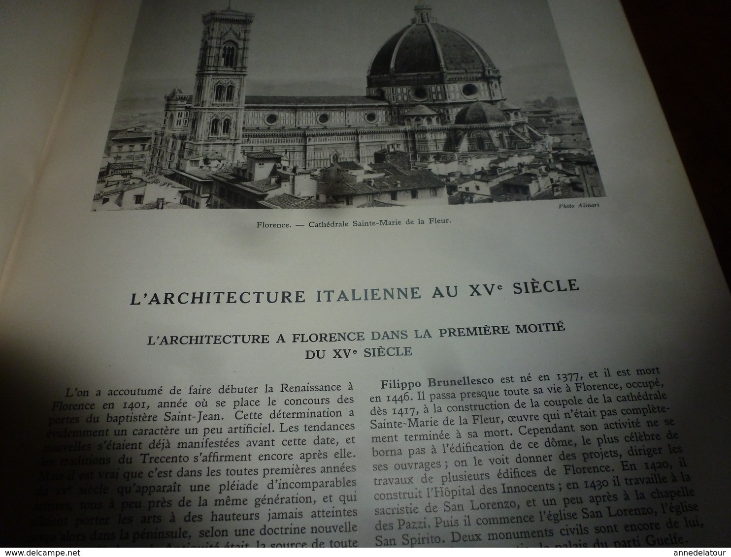 1938 IMPORTANT livre sur L'HISTOIRE de L'ART en :ITALIE au 15e s : En EUROPE au 17e s ,ETC,  tome 3 - nombreuses photos