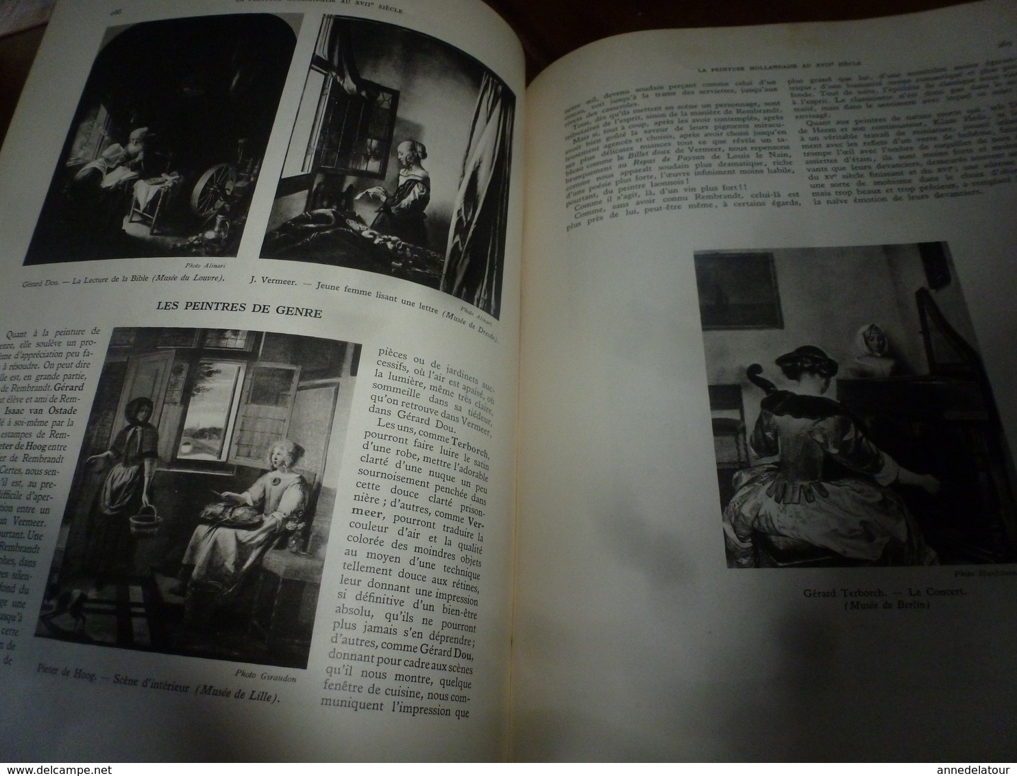 1938 IMPORTANT livre sur L'HISTOIRE de L'ART en :ITALIE au 15e s : En EUROPE au 17e s ,ETC,  tome 3 - nombreuses photos