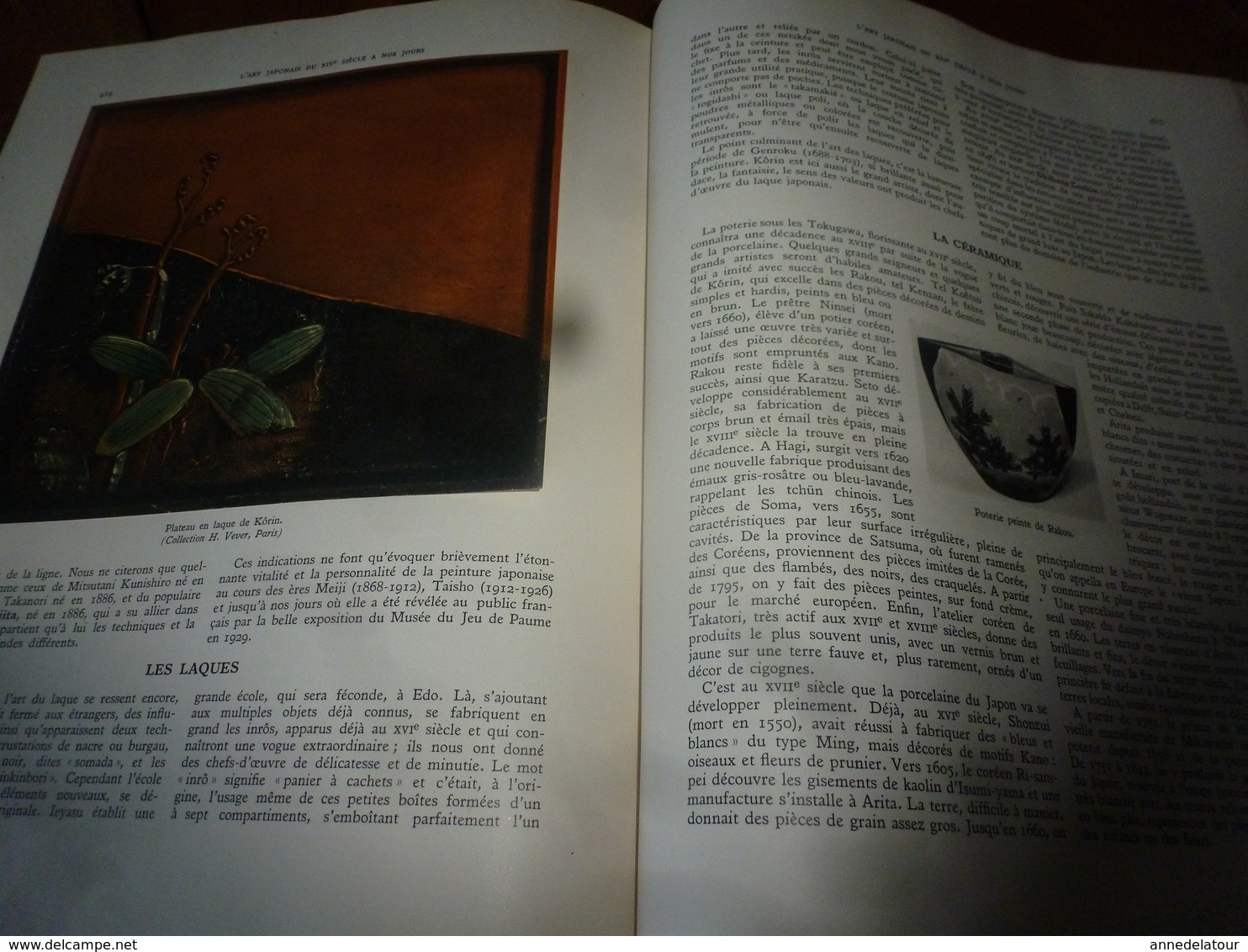 1938 IMPORTANT livre sur L'HISTOIRE de L'ART en :ITALIE au 15e s : En EUROPE au 17e s ,ETC,  tome 3 - nombreuses photos