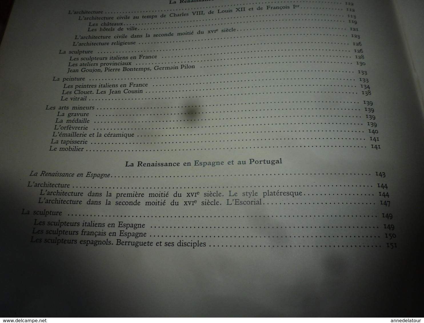 1938 IMPORTANT livre sur L'HISTOIRE de L'ART en :ITALIE au 15e s : En EUROPE au 17e s ,ETC,  tome 3 - nombreuses photos