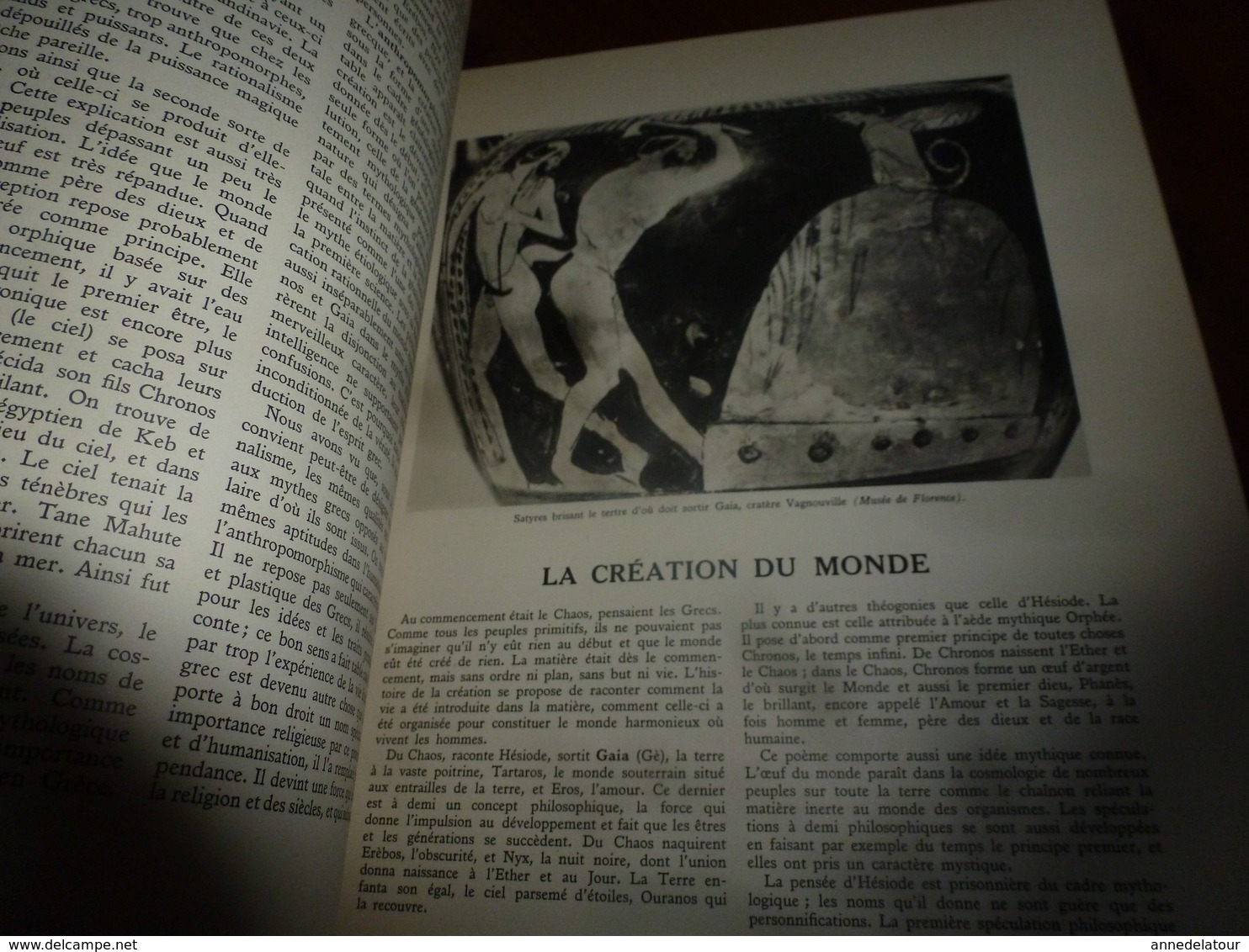 1944 IMPORTANT livre sur L'HISTOIRE générale des religions  GRÈCE  -  ROME