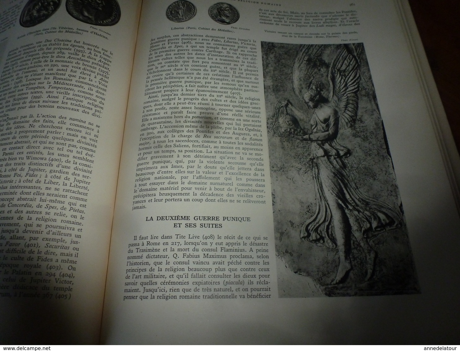 1944 IMPORTANT livre sur L'HISTOIRE générale des religions  GRÈCE  -  ROME