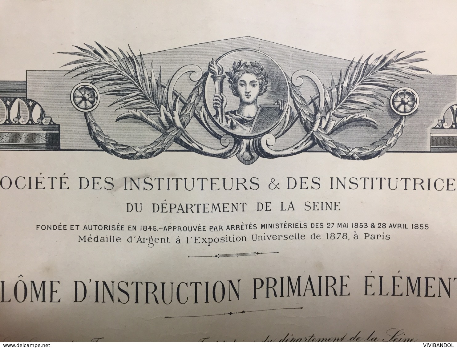 Diplôme D'instruction Primaire élémentaire - Diplomas Y Calificaciones Escolares