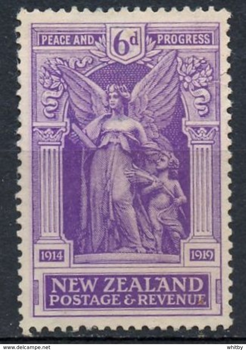 New Zealand 1920 6p Victory Stamp Issue #169 - Used Stamps