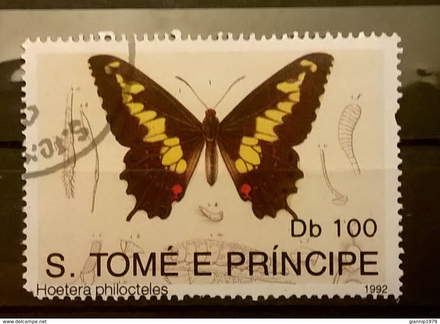 FRANCOBOLLI STAMPS SAO TOME E PRINCIPE 1992 SERIE FARFALLE - Sao Tomé E Principe