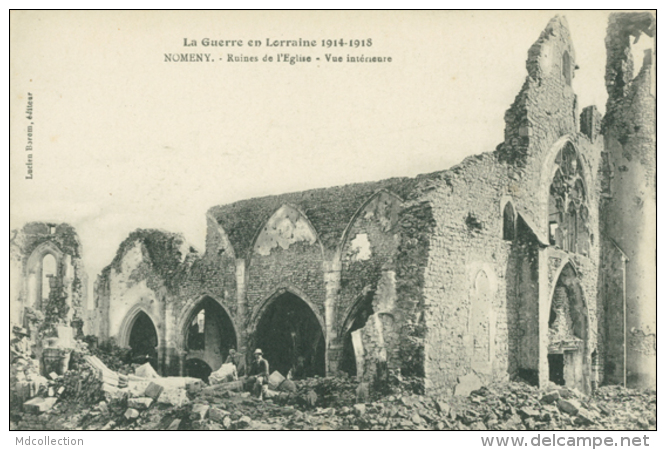 54 NOMENY / Ruines De L'Eglise / - Nomeny