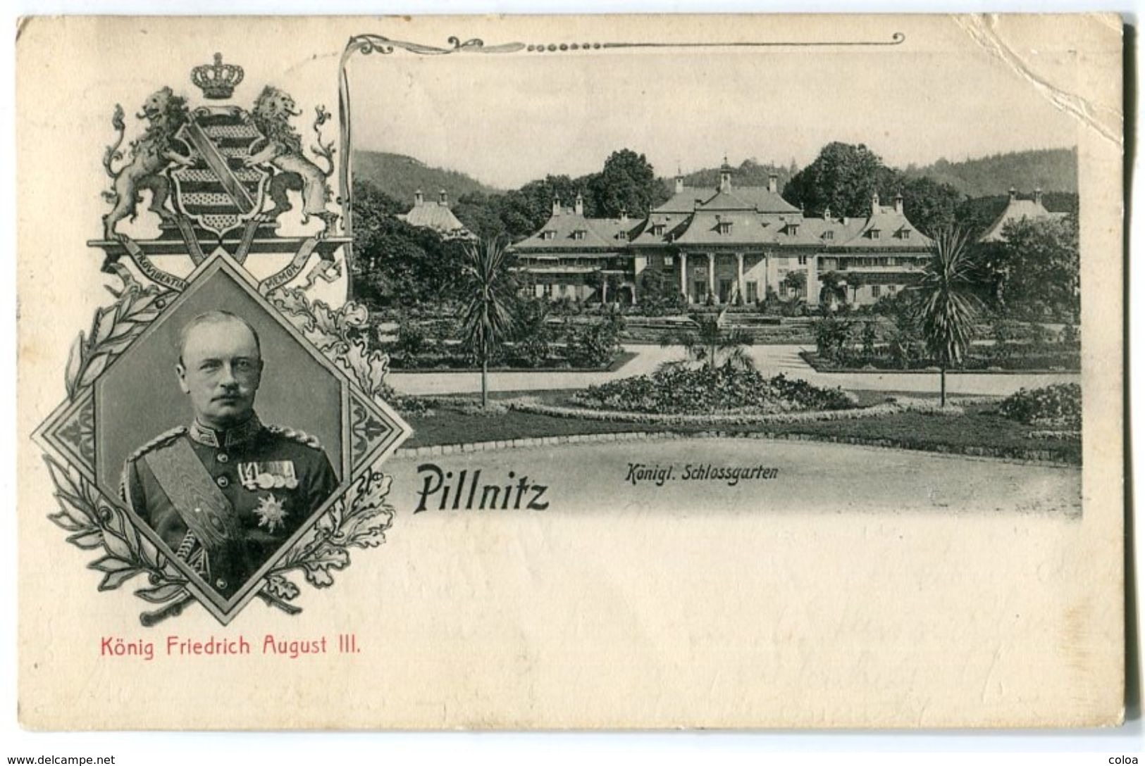 PILLNITZ Königl Schlossgarten König Friedrich August III - Pillnitz