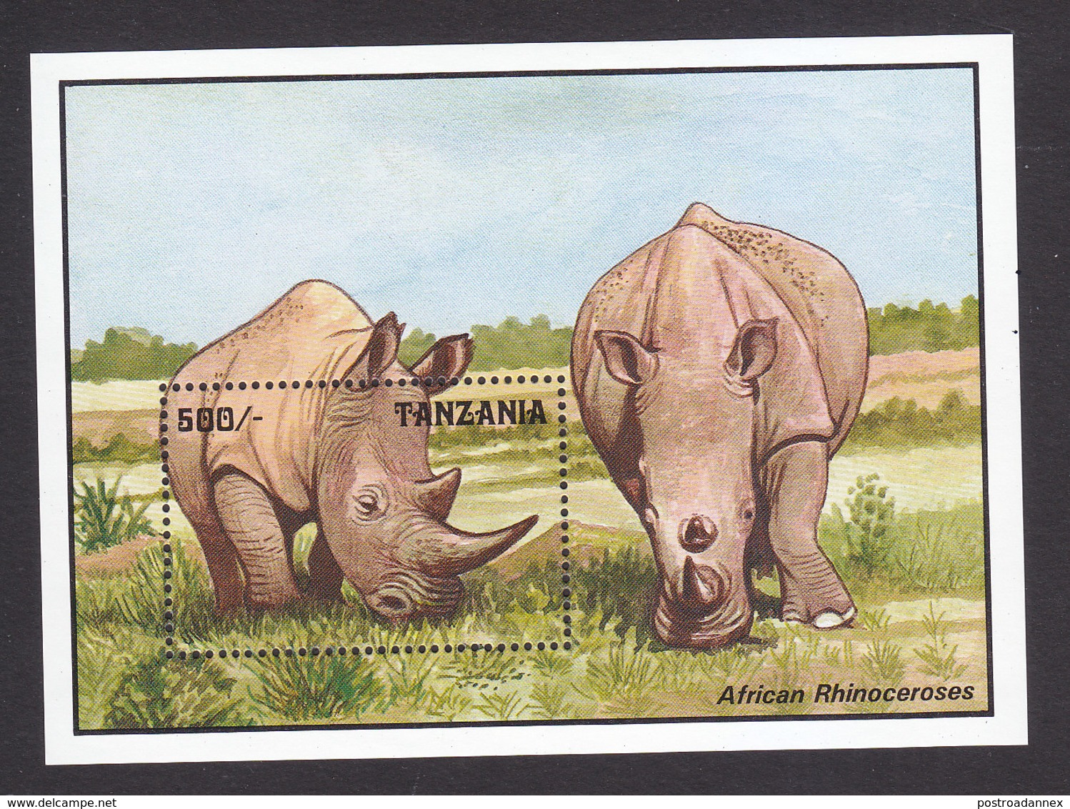 Tanzania, Scott #1028, Mint Never Hinged, Wildlife, Issued 1993 - Tanzania (1964-...)