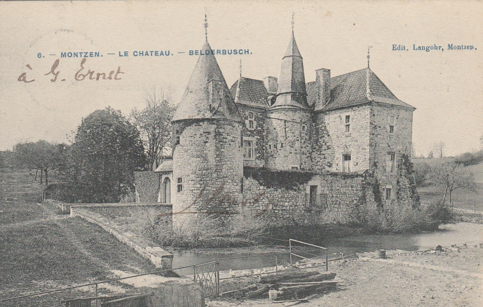 Montzen,  Chateau Belderbusch,( Plombières - Moresnet -Henri-Chapelle) N° 6 - Plombières