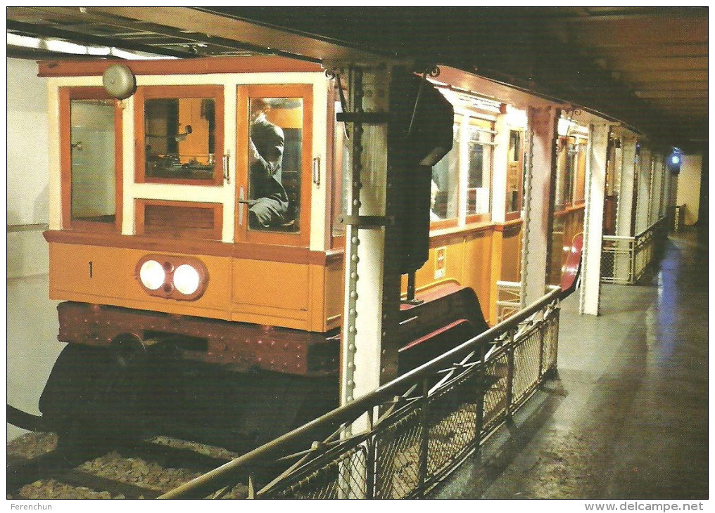 UNDERGROUND SUBWAY METRO RAIL RAILWAY RAILROAD TRAIN BKV BUDAPEST DEAK SQUARE TRANSPORT MUSEUM * Top Card 0307 1 Hungary - Métro