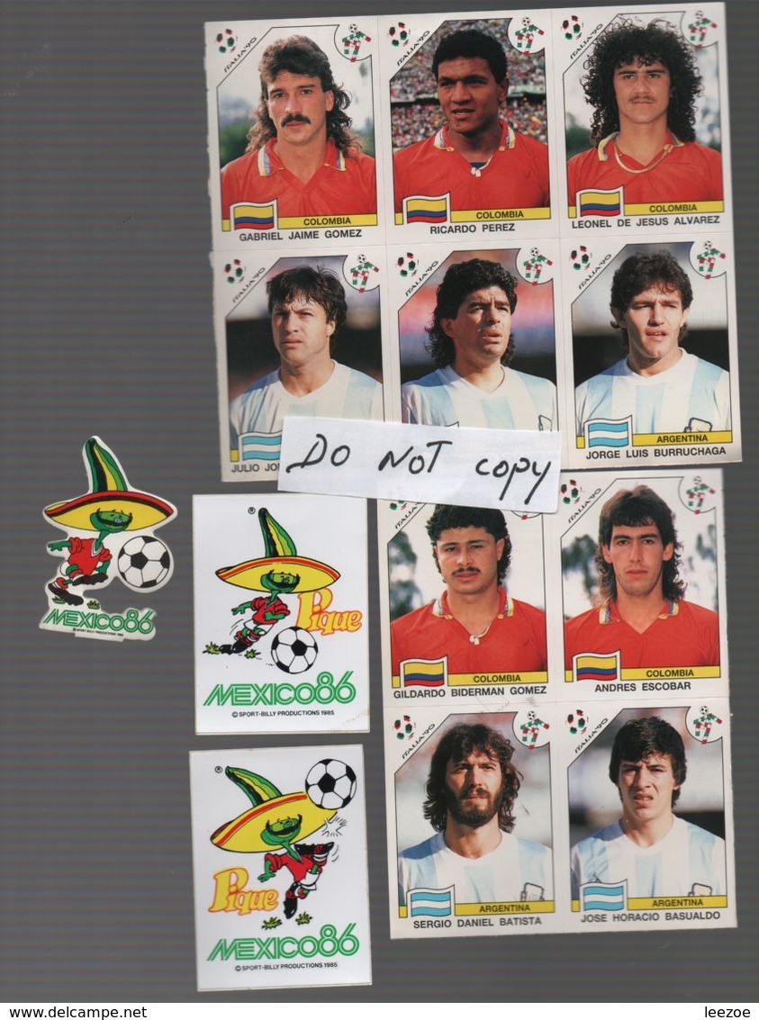 AUTOCOLLANTS ITALIA 1990 ET AUTOCOLLANTS MEXICO 86  PAS EN PANINI - Edizione Italiana