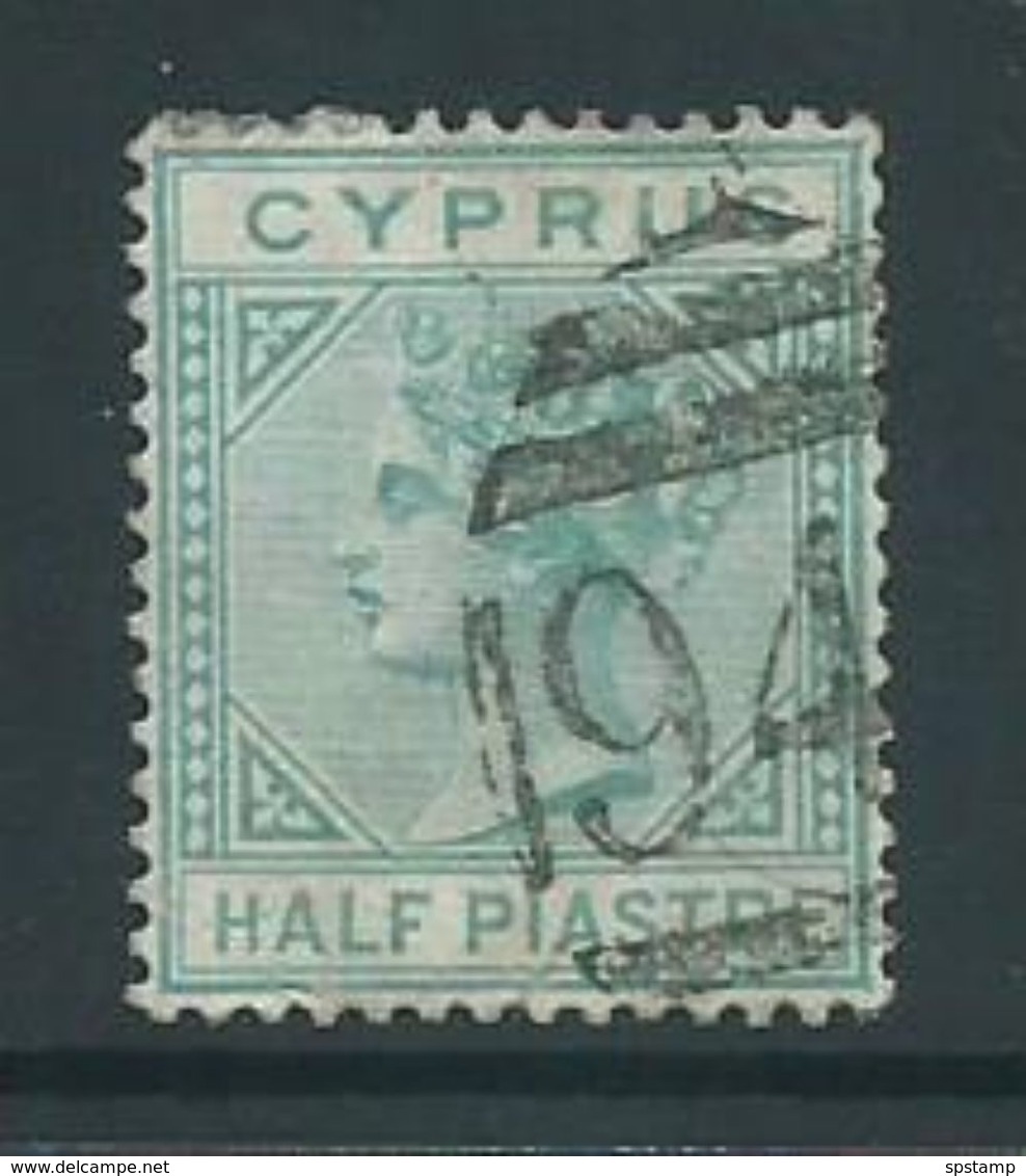 Cyprus 1881 1/2 Piastre QV FU - Oblitérés