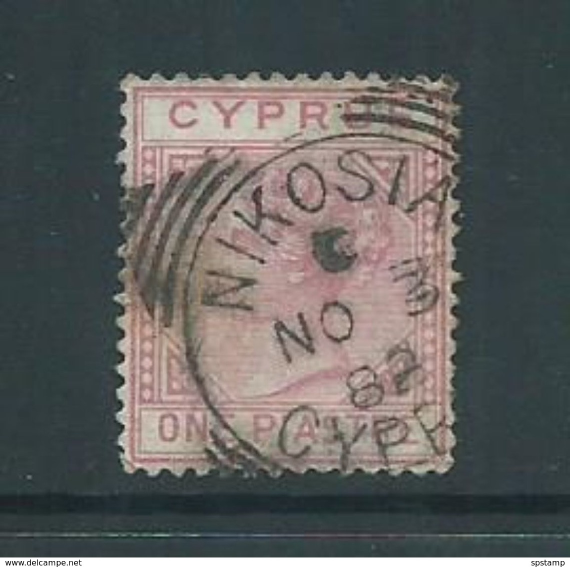 Cyprus 1881 1 Piastre QV FU - Gebruikt