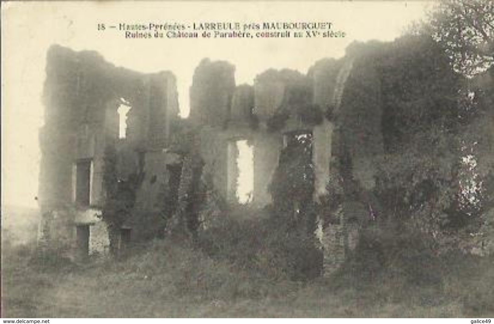 4163 Larreule Près Maubourguet - Ruines Du Château De Parabère - Autres & Non Classés