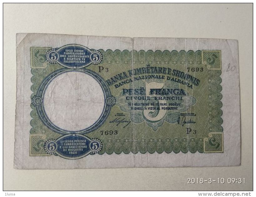 5 Franchi 1939 - Albania