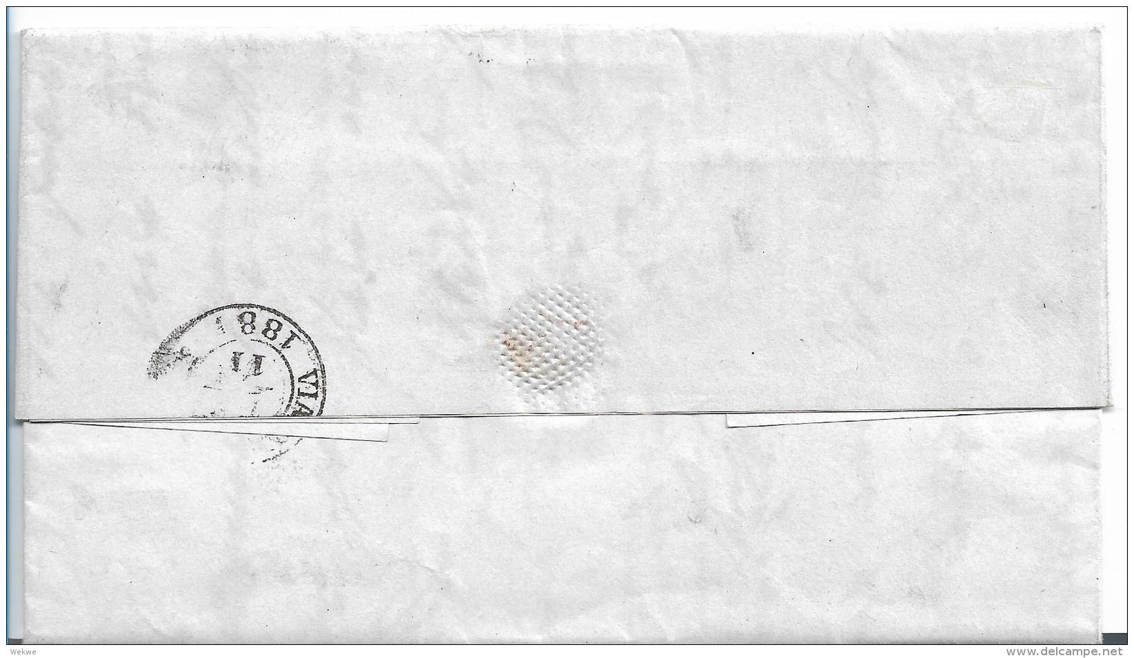 Por115 / PORTUGAL -  Luis I 1880, 25 + 50 R. Ex Porto - Covers & Documents