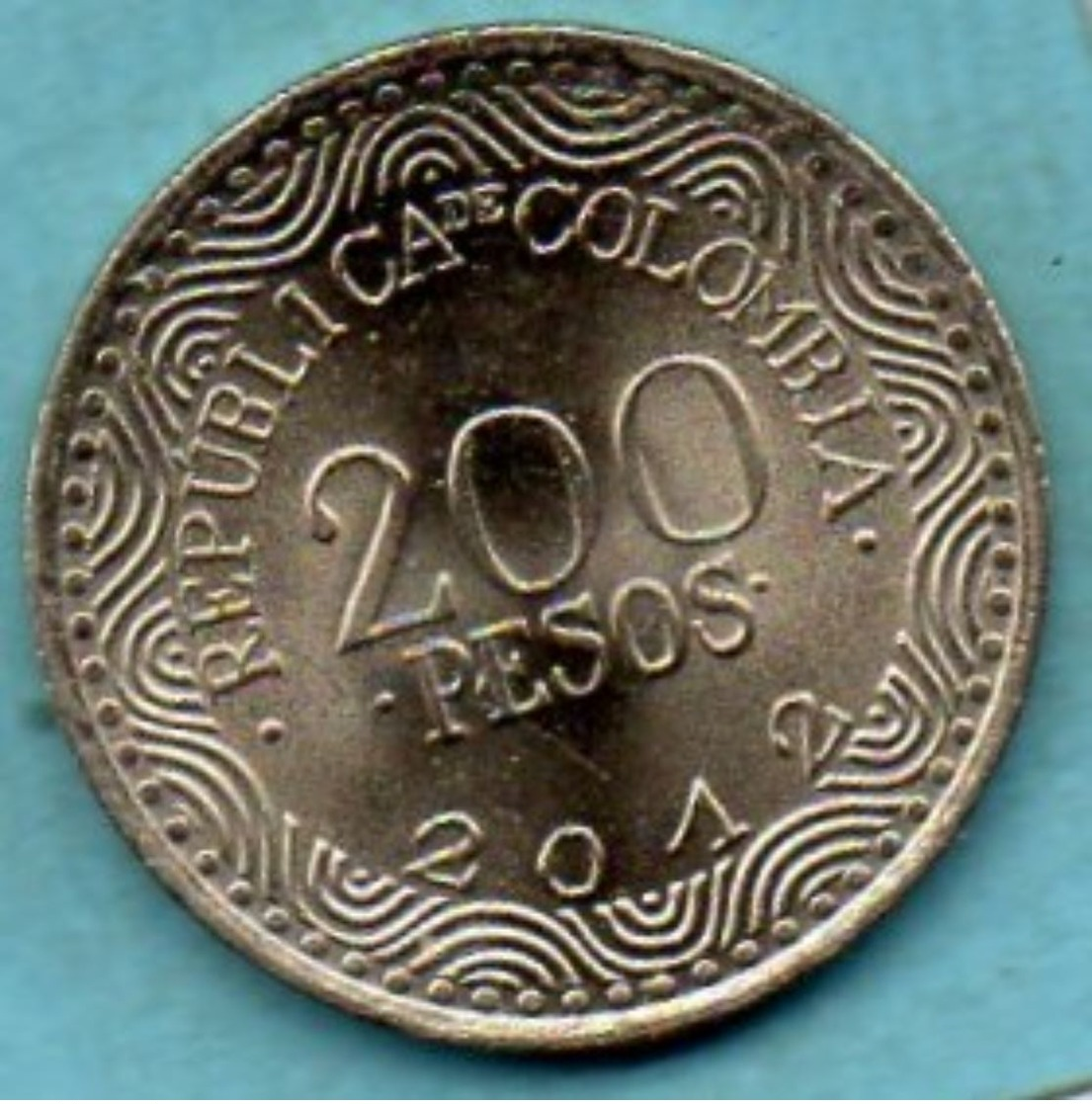 R40/  COLOMBIE  200 Pesos  2012   UNC/NEUVE - Colombie