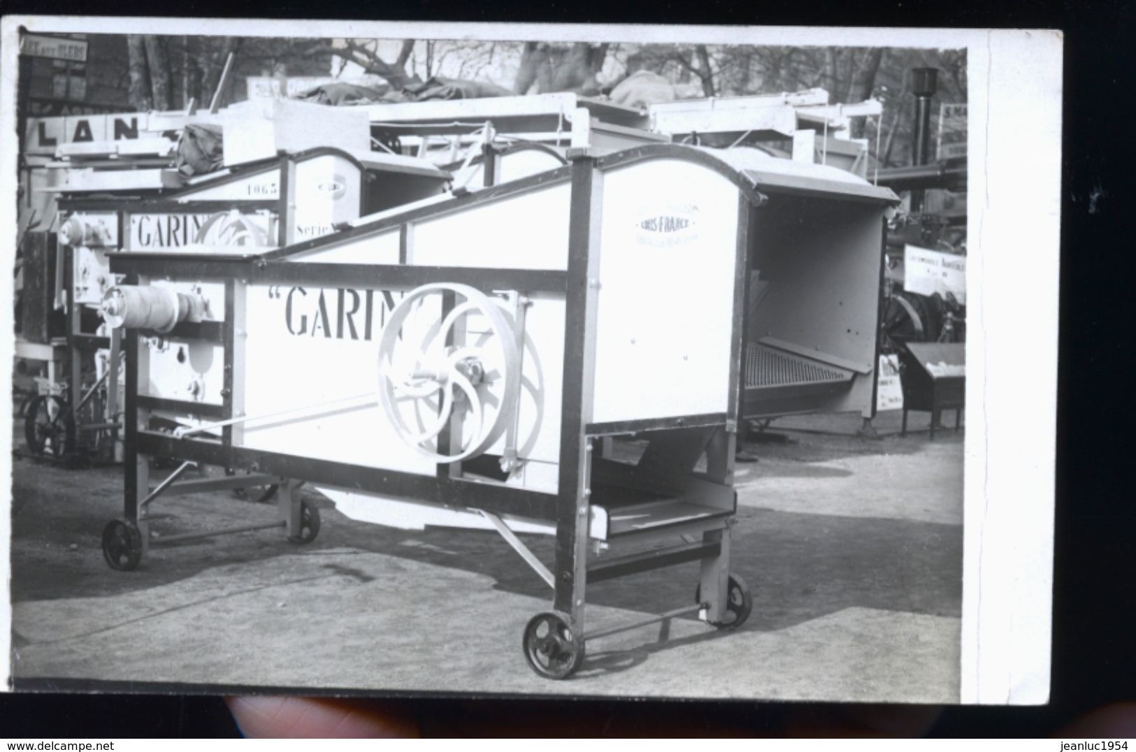 MACHINE CARIN PHOTO CARTE - Tracteurs