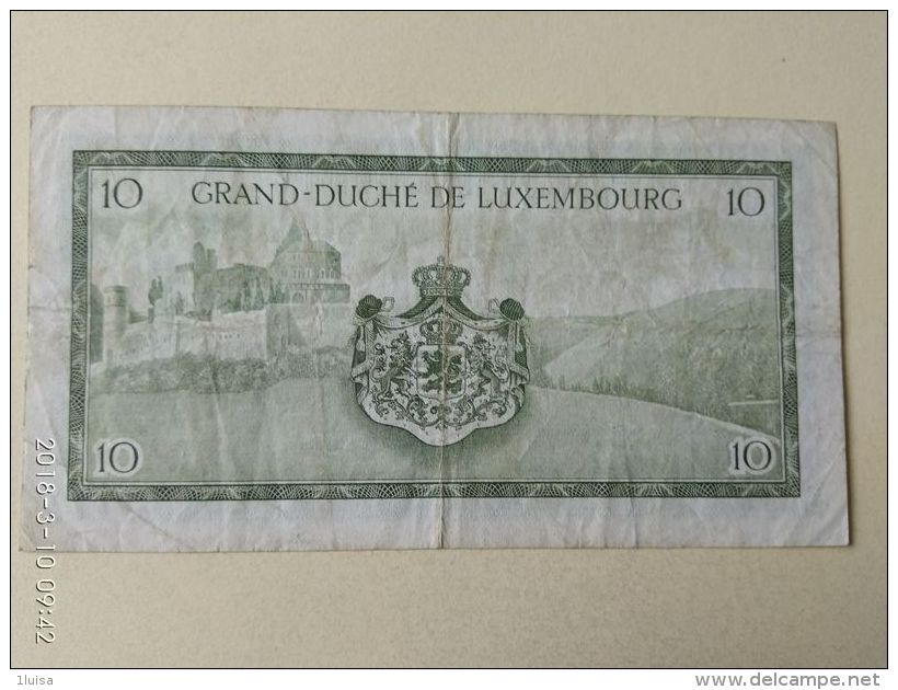 10 Francs 1954 - Lussemburgo