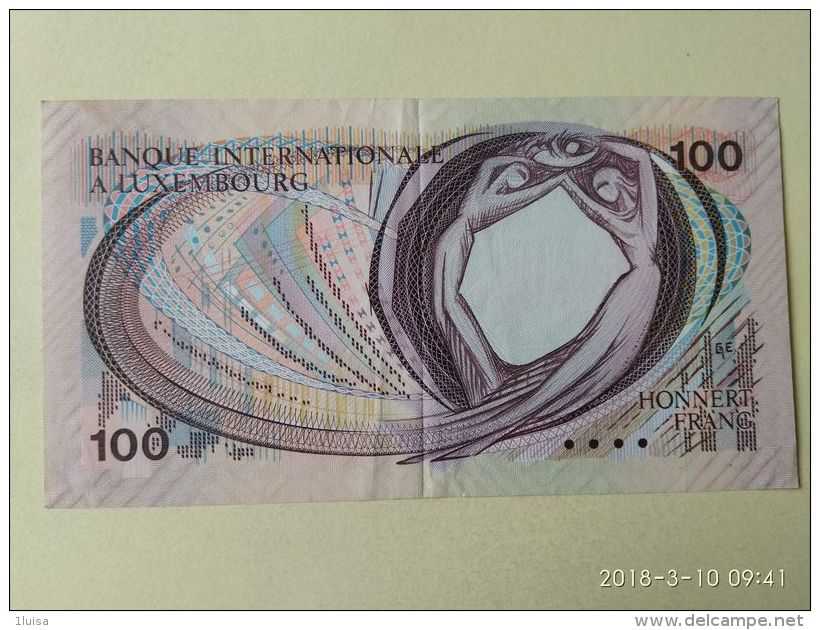 100  Francs 1981 - Lussemburgo